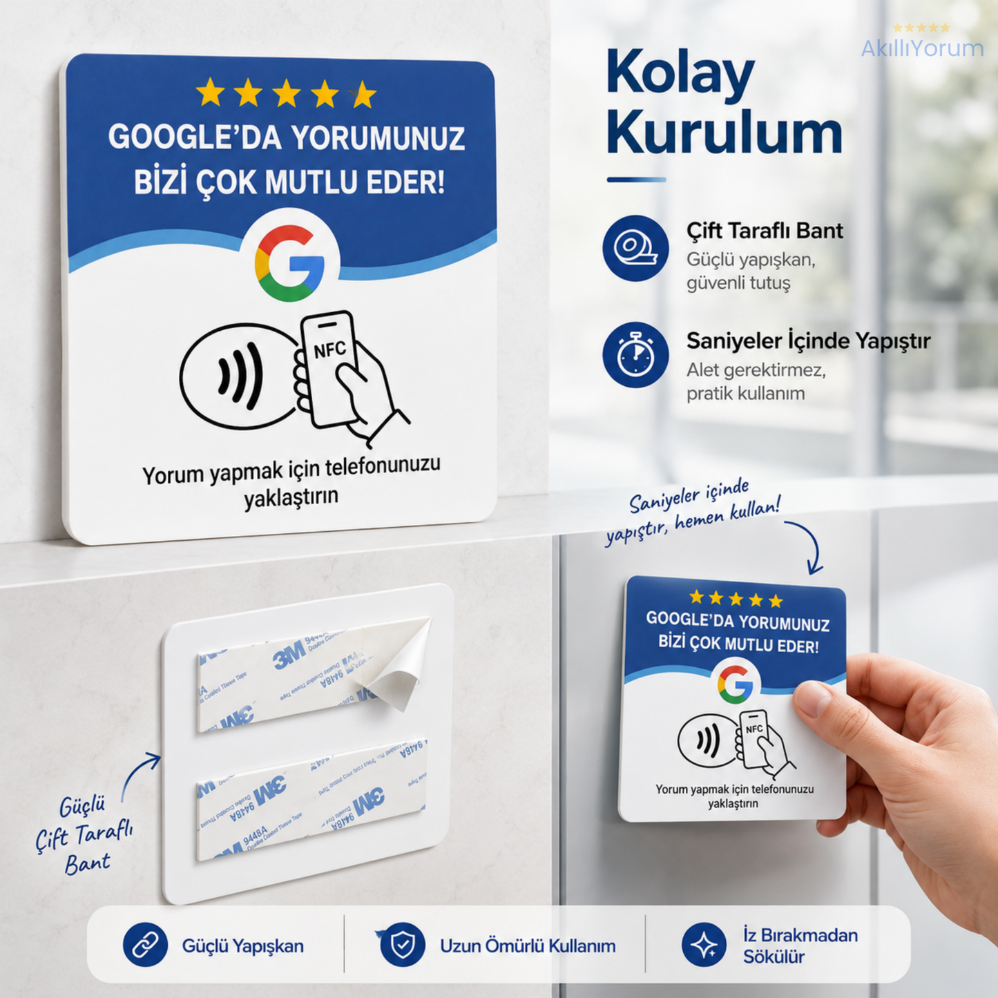 AkıllıYorum Google Yorum Kartı