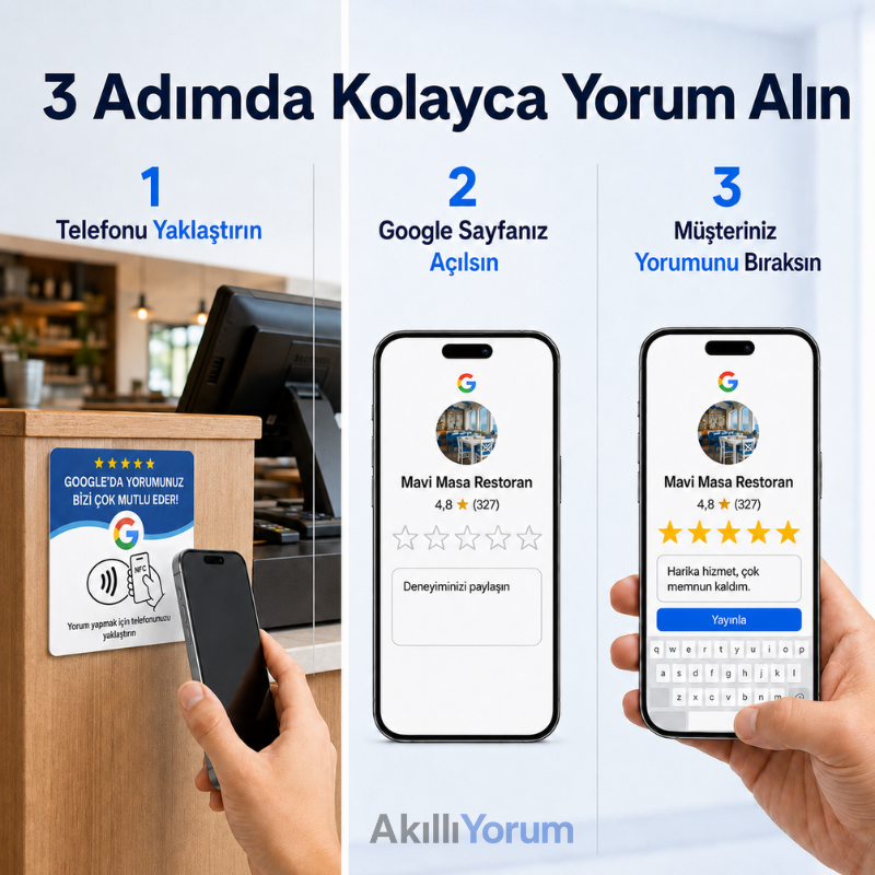 AkıllıYorum Google Yorum Kartı