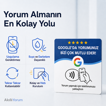 AkıllıYorum Google Yorum Kartı