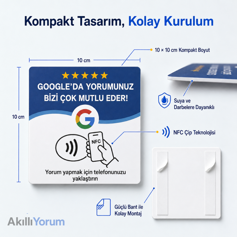 AkıllıYorum Google Yorum Kartı