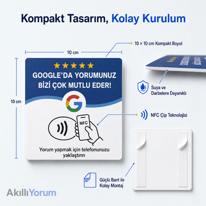 AkıllıYorum Google Yorum Kartı